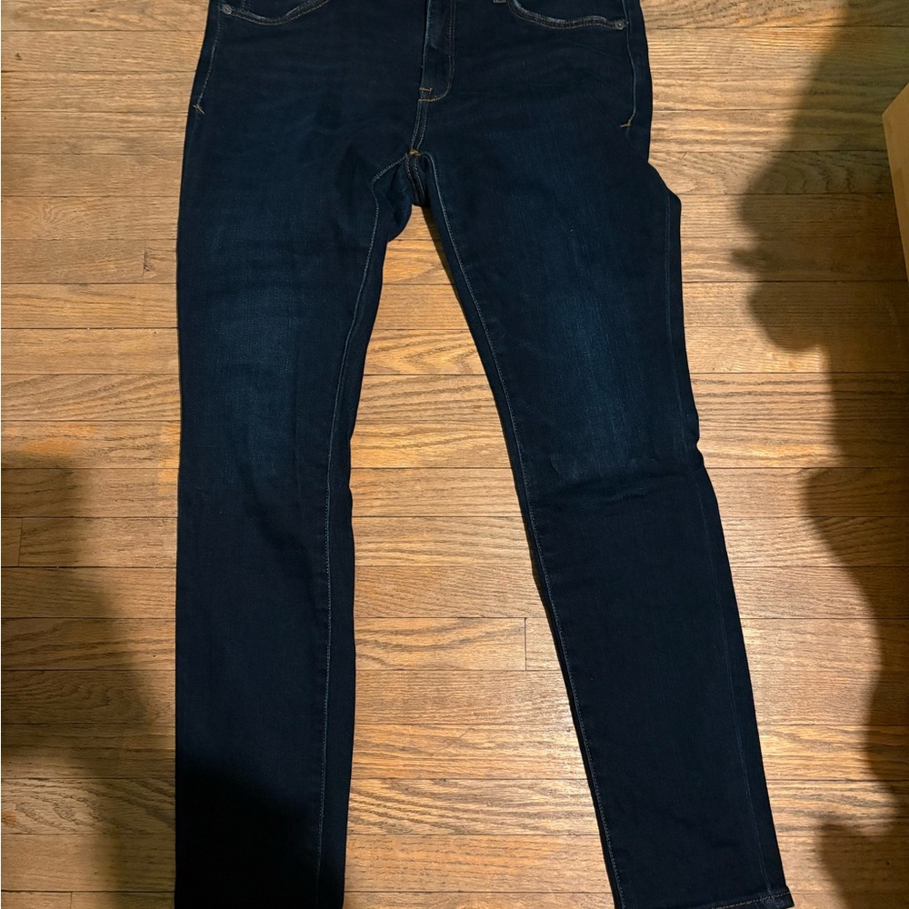 Pilcro Women's Dark Indigo Skinny Jeans